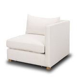 Halston Right Arm Sectional Piece Oatmeal Performance Fabric by Mercana at Eve Furniture