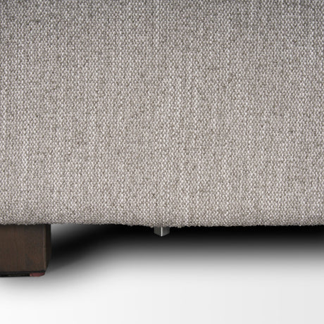 Halston Small Ottoman Light Gray Performance Fabric by Mercana at Eve Furniture