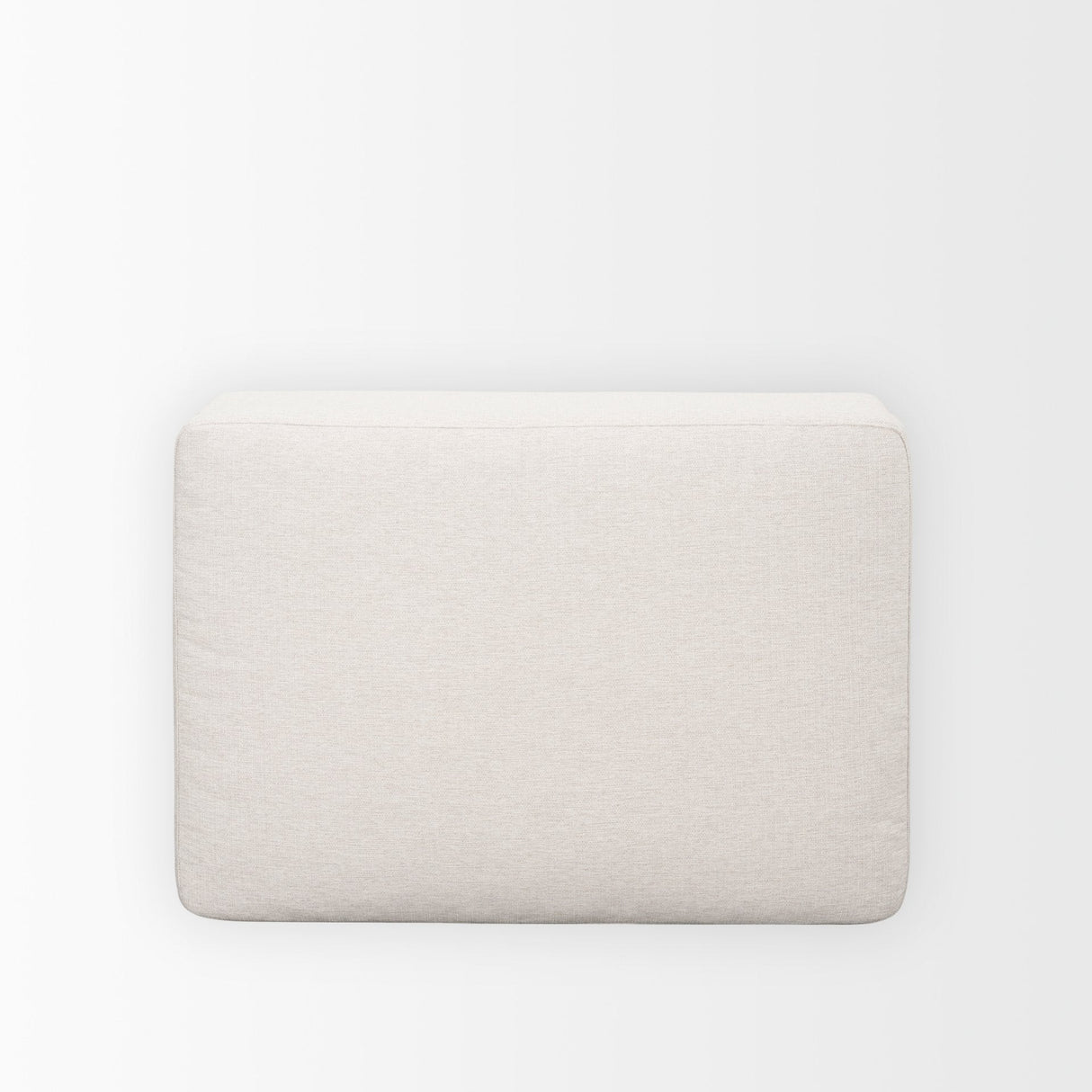 Halston Small Ottoman Oatmeal Performance Fabric by Mercana at Eve Furniture