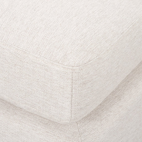 Halston Small Ottoman Oatmeal Performance Fabric by Mercana at Eve Furniture