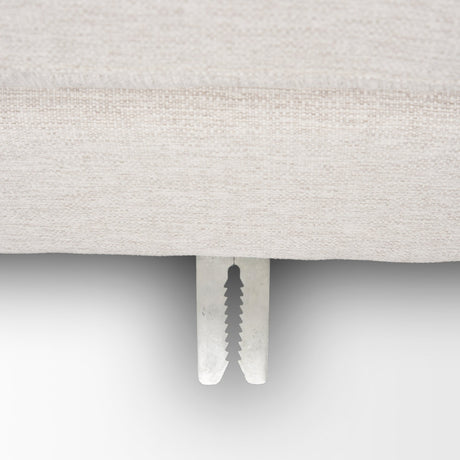 Halston Small Ottoman Oatmeal Performance Fabric by Mercana at Eve Furniture