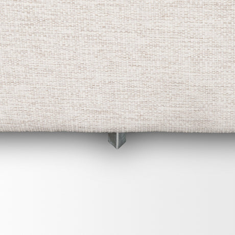 Halston Small Ottoman Oatmeal Performance Fabric by Mercana at Eve Furniture