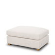 Halston Small Ottoman Oatmeal Performance Fabric by Mercana at Eve Furniture