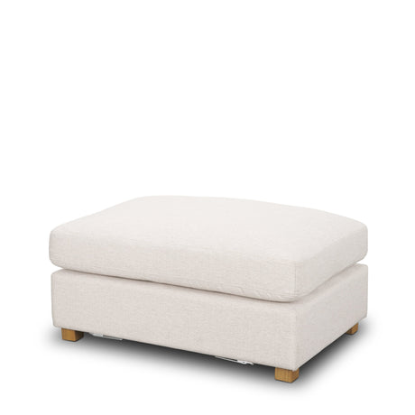 Halston Small Ottoman Oatmeal Performance Fabric by Mercana at Eve Furniture