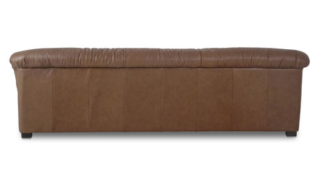Halston Sofa Tan Leather by Moe's Home at Eve Furniture