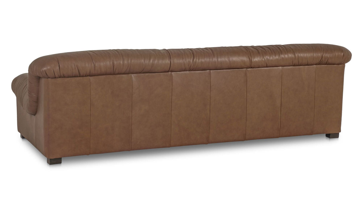 Halston Sofa Tan Leather by Moe's Home at Eve Furniture