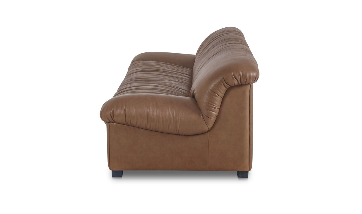 Halston Sofa Tan Leather by Moe's Home at Eve Furniture