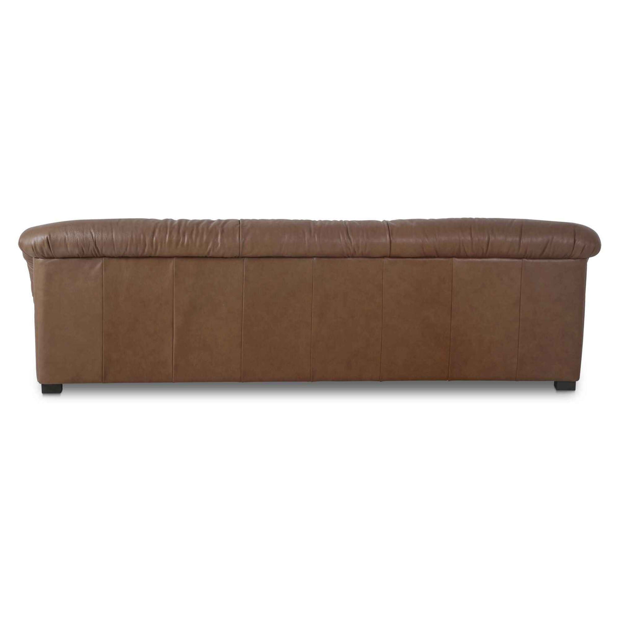 Halston Tan Leather Sofa
