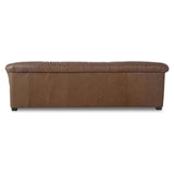 Halston Tan Leather Sofa