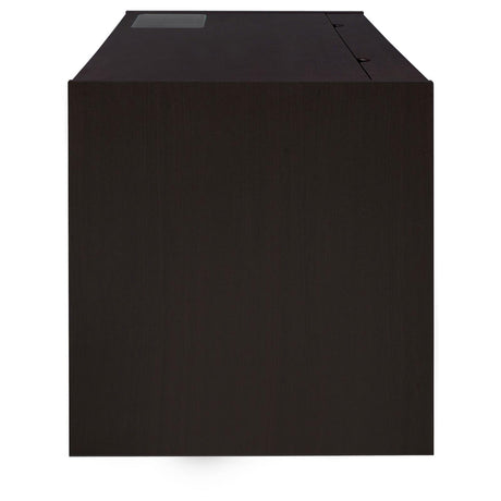 Halston Cappuccino 3-Drawer Connect-it Office Desk by Coaster at Eve Furniture