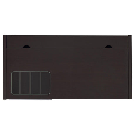 Halston Cappuccino Rectangular Connect-it Office Desk by Coaster at Eve Furniture