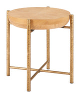 Halva Natural Side Table by Zuomod at Eve Furniture