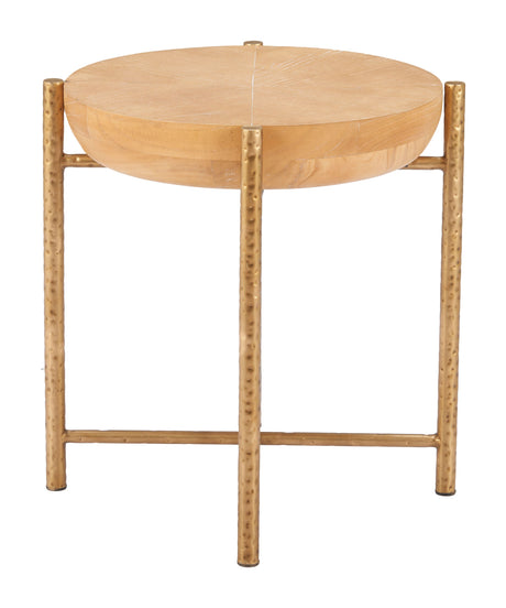 Halva Natural Side Table by Zuomod at Eve Furniture