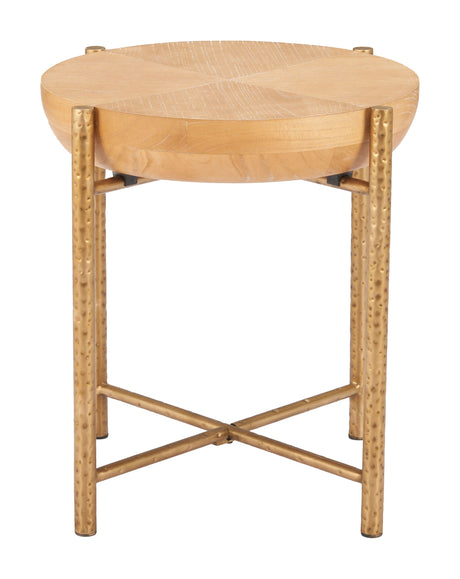 Halva Natural Side Table by Zuomod at Eve Furniture
