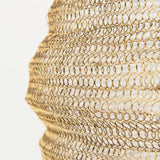 Halycon Gold Mesh and Iron Pendant Light by Mercana at Eve Furniture
