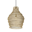 Halycon Gold Mesh and Iron Pendant Light by Mercana at Eve Furniture