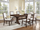 Hamil Brown & Beige Extendable Dining Room Set by Crown Mark at Eve Furniture