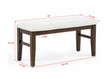 Hamil Brown Dining Bench by Crown Mark at Eve Furniture