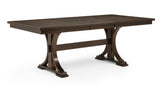 Hamil Brown W/18" Butterfly Leaf Dining Table by Crown Mark at Eve Furniture
