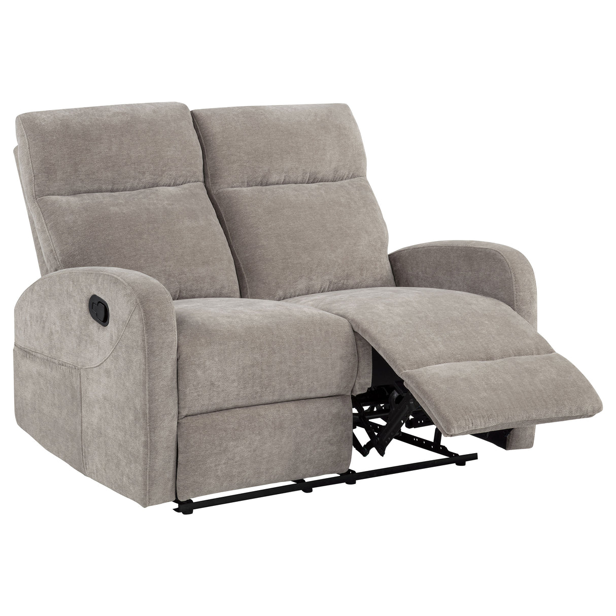 Hamilton 2-piece Chenille Manual Reclining Sofa Set Sand by Coaster at Eve Furniture