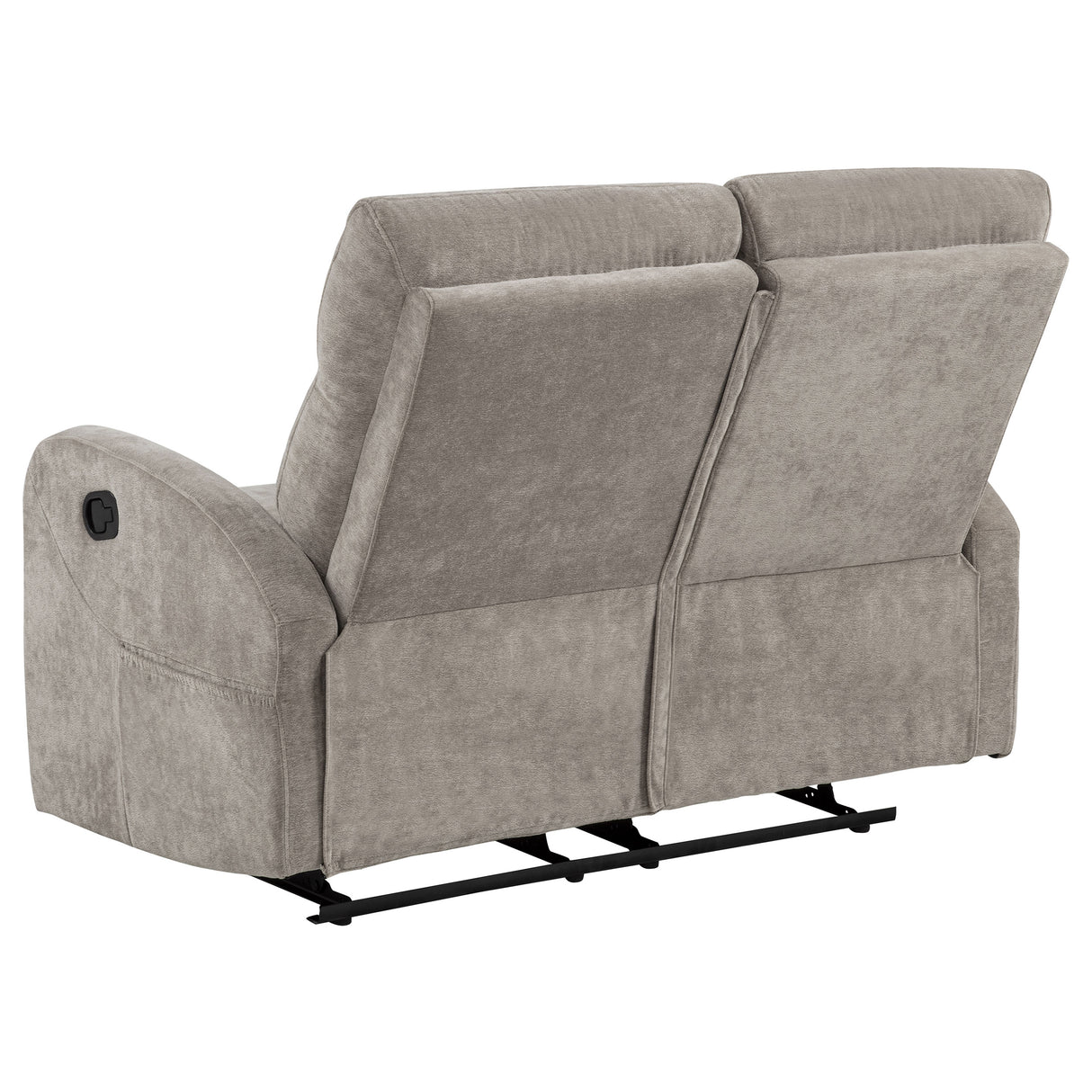 Hamilton 2-piece Chenille Manual Reclining Sofa Set Sand by Coaster at Eve Furniture