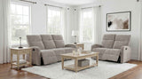Hamilton 2-piece Chenille Manual Reclining Sofa Set Sand by Coaster at Eve Furniture
