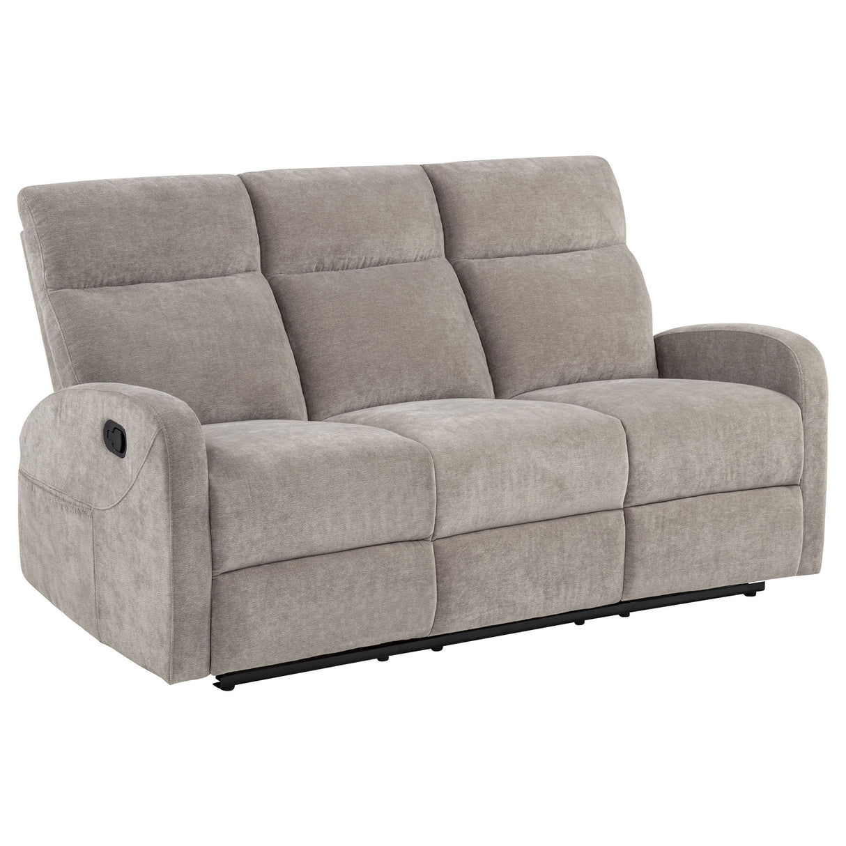 Hamilton 2-piece Chenille Manual Reclining Sofa Set Sand by Coaster at Eve Furniture