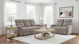 Hamilton 2-piece Chenille Manual Reclining Sofa Set Sand by Coaster at Eve Furniture