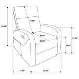 Hamilton 3-piece Chenille Manual Reclining Sofa Set Sand by Coaster at Eve Furniture