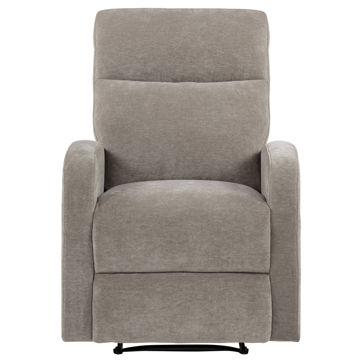 Hamilton Chenille Upholstered Manual Glider Recliner Sand by Coaster at Eve Furniture
