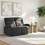 Hamilton Chenille Upholstered Manual Reclining Loveseat Charcoal Grey by Coaster at Eve Furniture