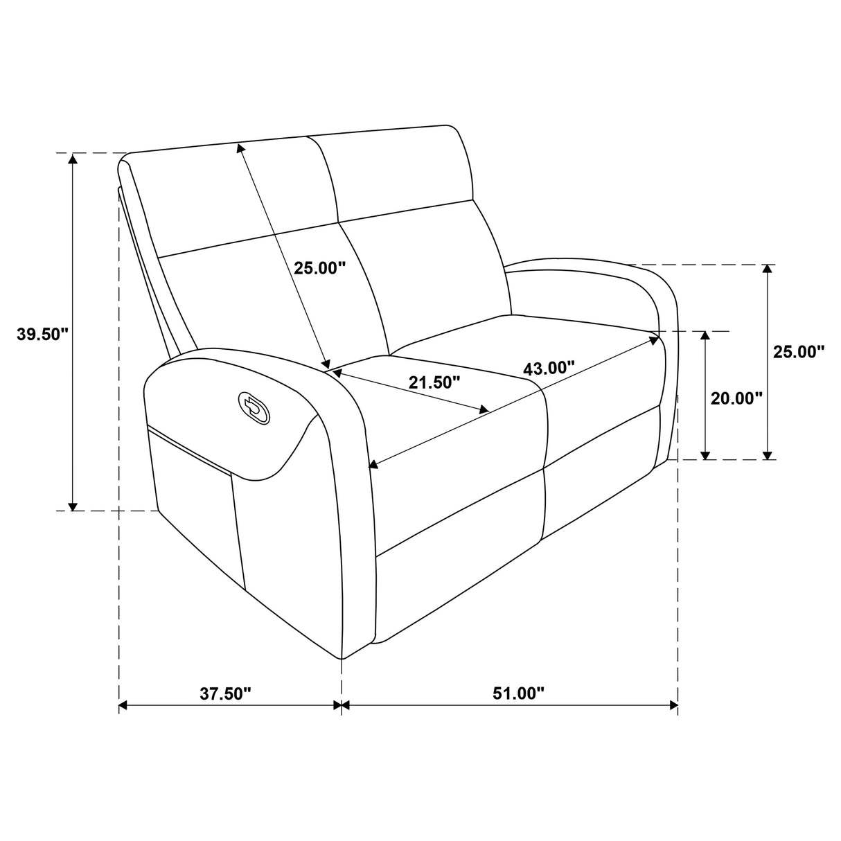 Hamilton Chenille Upholstered Manual Reclining Loveseat Sand by Coaster at Eve Furniture