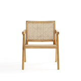 Hamlet Accent Chair in Nature Cane by Manhattan Comfort at Eve Furniture