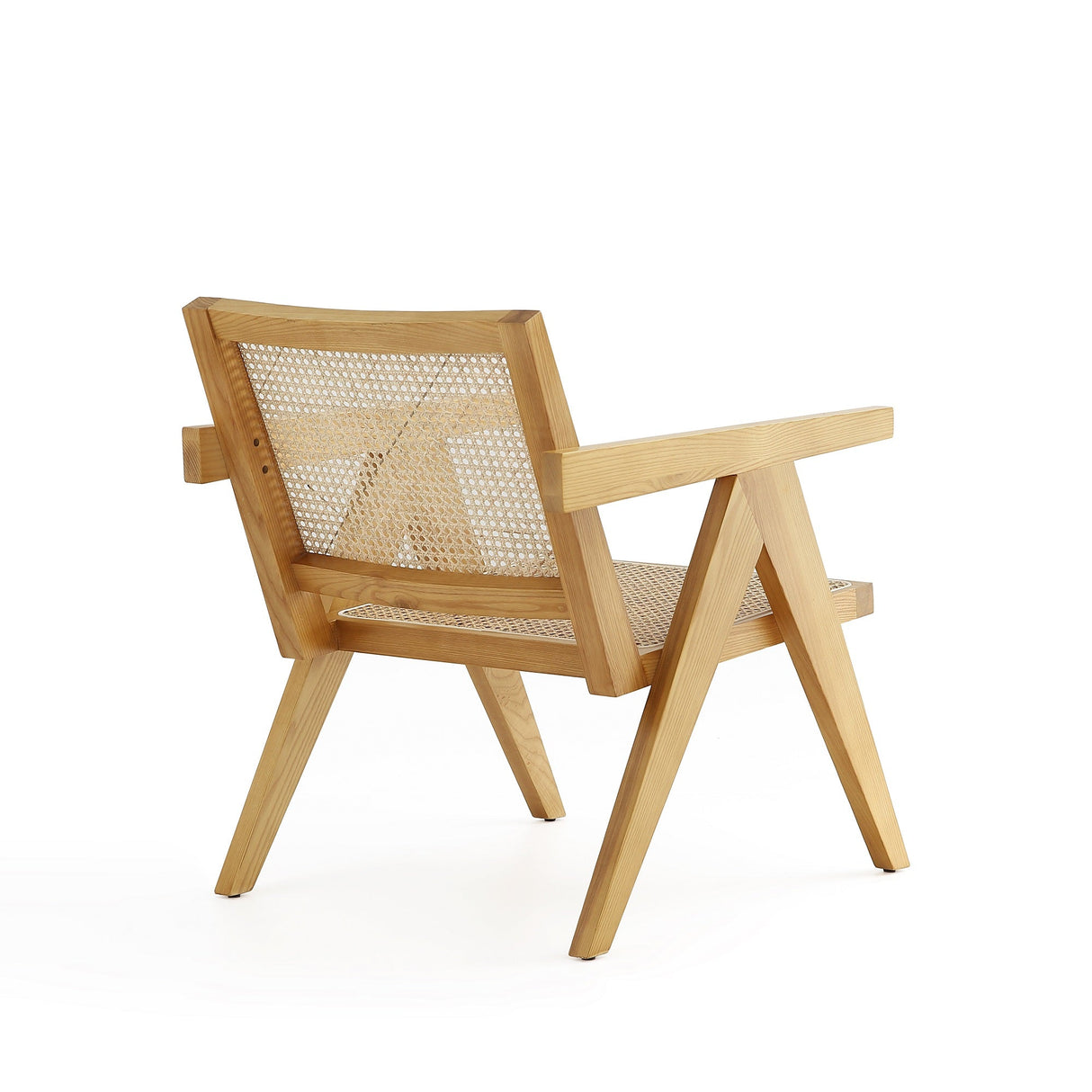 Hamlet Accent Chair in Nature Cane by Manhattan Comfort at Eve Furniture