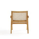 Hamlet Accent Chair in Nature Cane by Manhattan Comfort at Eve Furniture