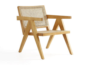 Hamlet Accent Chair in Nature Cane by Manhattan Comfort at Eve Furniture
