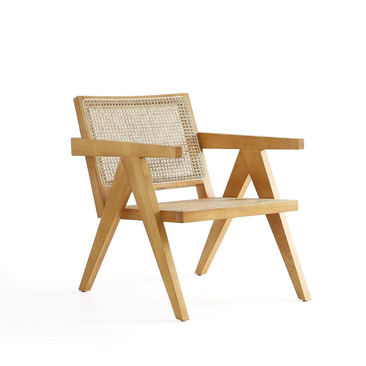 Hamlet Accent Chair in Nature Cane (set of 2) by Manhattan Comfort at Eve Furniture