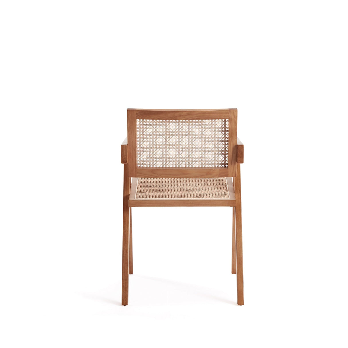 Hamlet Dining Arm Chair in Nature Cane by Manhattan Comfort at Eve Furniture