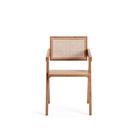 Hamlet Dining Arm Chair in Nature Cane (set of 2) by Manhattan Comfort at Eve Furniture