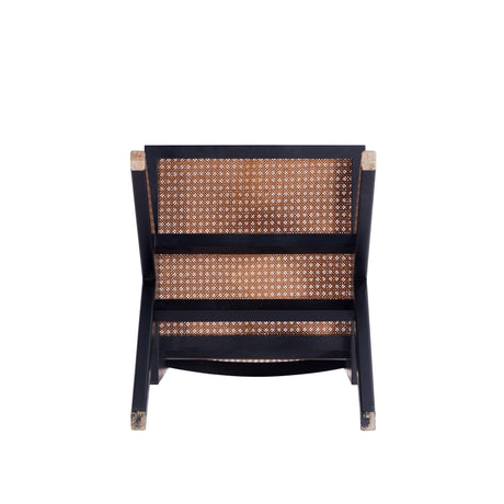 Hamlet Dining Chair in Black and Natural Cane (set of 4) by Manhattan Comfort at Eve Furniture