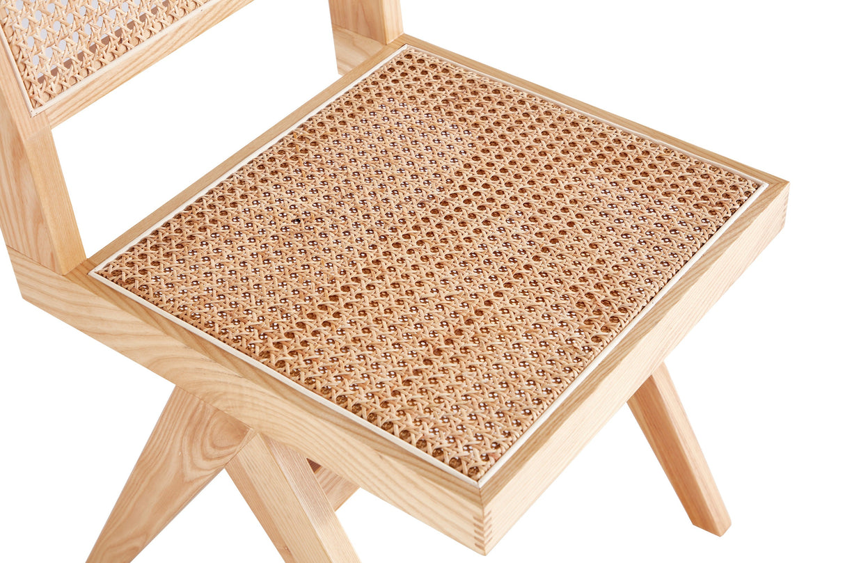 Hamlet Dining Chair in Nature Cane (set of 2) by Manhattan Comfort at Eve Furniture