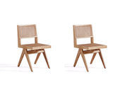 Hamlet Dining Chair in Nature Cane (set of 2) by Manhattan Comfort at Eve Furniture