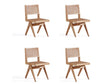 Hamlet Dining Chair in Nature Cane (set of 4) by Manhattan Comfort at Eve Furniture
