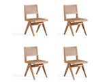 Hamlet Dining Chair in Nature Cane (set of 4) by Manhattan Comfort at Eve Furniture