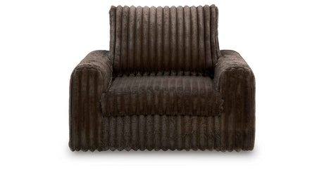 HamlinBay Chocolate Power Gliding Chaise by Ashley at Eve Furniture