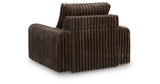 HamlinBay Chocolate Power Gliding Chaise by Ashley at Eve Furniture
