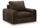 HamlinBay Chocolate Power Gliding Chaise by Ashley at Eve Furniture