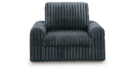HamlinBay Gunmetal Power Gliding Chaise by Ashley at Eve Furniture