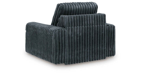 HamlinBay Gunmetal Power Gliding Chaise by Ashley at Eve Furniture