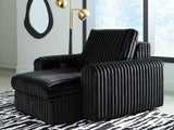 HamlinBay Onyx Power Gliding Chaise by Ashley at Eve Furniture